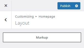 Handy Customizer Markup Control